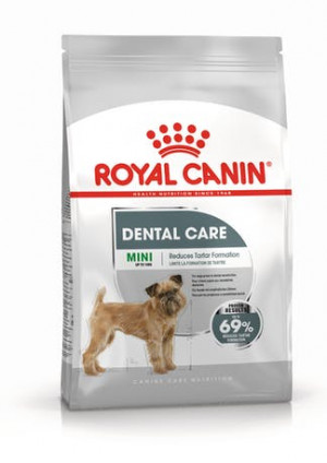Royal Canin CCN MINI DENTAL CARE 8kg Cena norādīta par 1 gb. un ir spēkā pasūtot 2 gb.